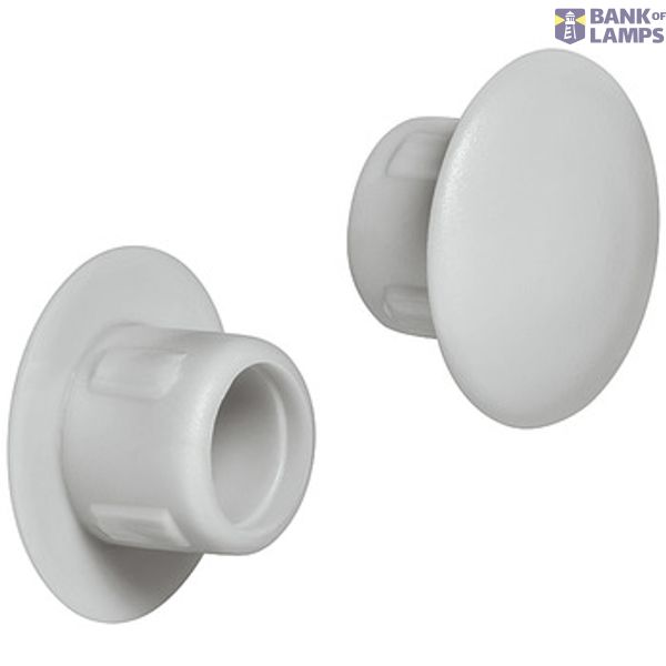 Plastic cover for DIN hole 108 mm GREY Ral 7035 image 1