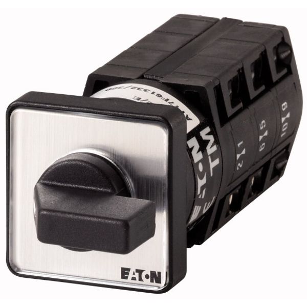 TM-3-15433/E Changeoverswitches, TM, 10 A, flush mounting, 3 contact unit(s), Contacts: 6, 60 °, maintained, With 0 (Off) position, HAND-0-AUTO, Design number 1543 image 1