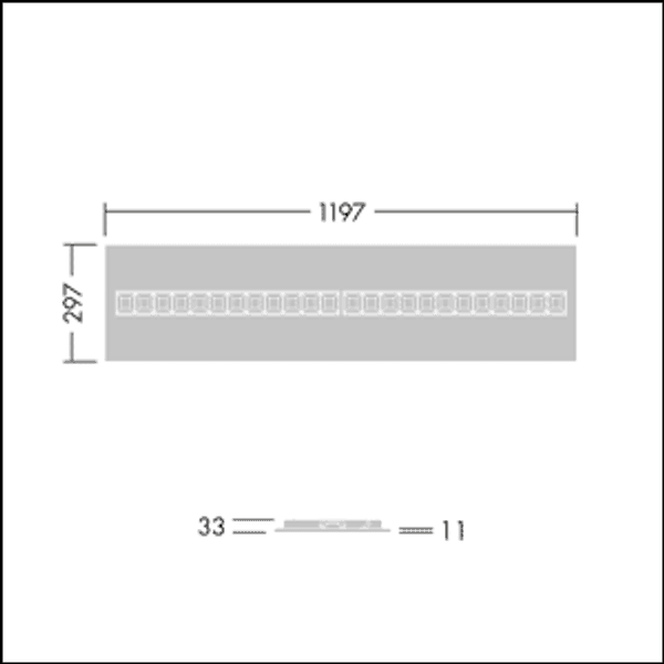 OMEGA M 4800-940 HFIX WHG 3X12 - Recessed LED luminaire image 3