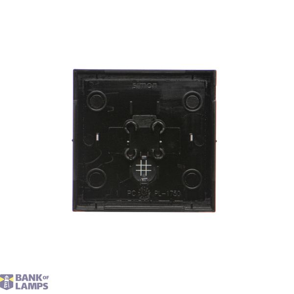Single button for the switch with the "stairs" pictogram, (rocker), Simon 24, IP20, black matt image 2