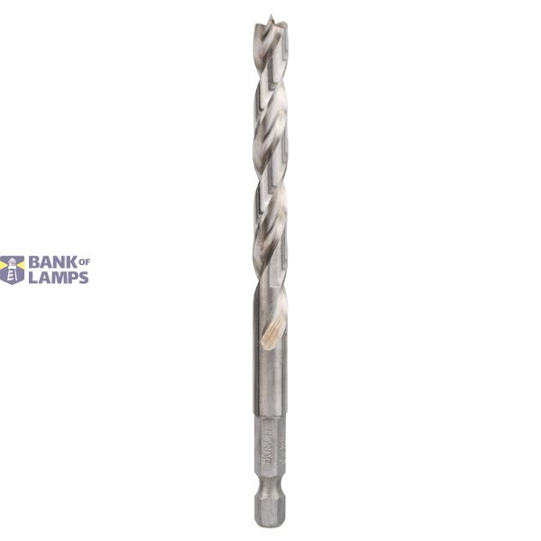 Brad point drill bit, 1/4" hex shank 8 x 75 x 117 mm image 1