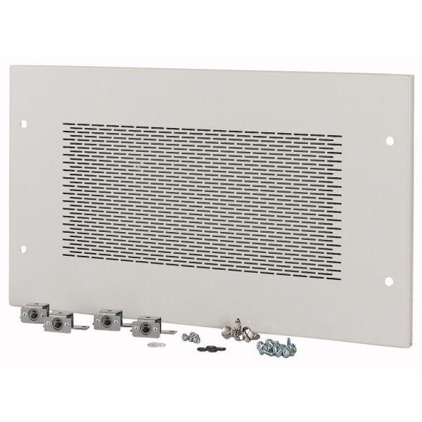 XTSZCSV3-H350W600 Section wide cover, HxW=350x600mm, IP31, grey image 1