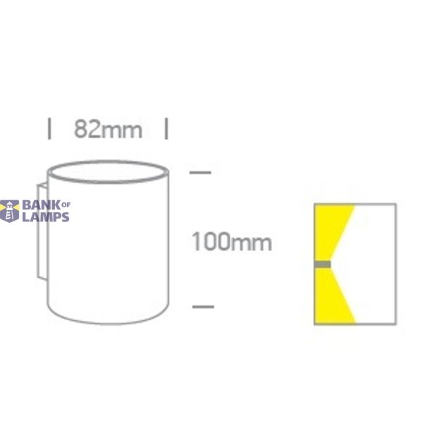 WHITE G9 10W WALL LIGHT image 2