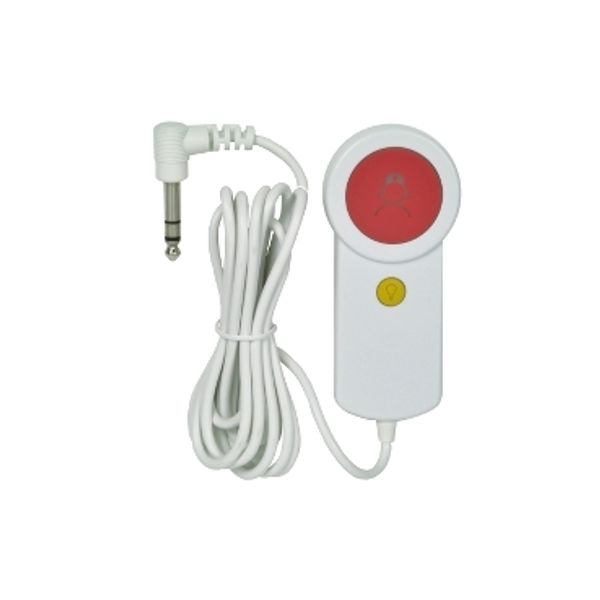 Pear shaped button comfort, 1 light, cable 2m white image 1
