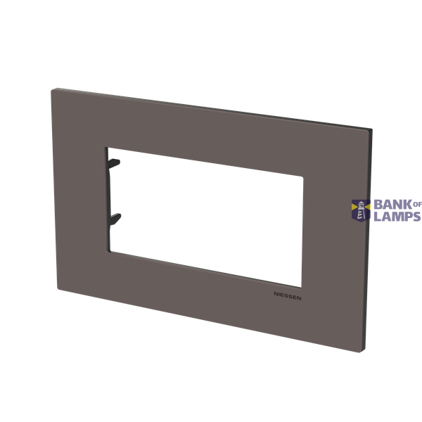 Frame - 1-gang / 4-modules - Niessen logo - Noble - Taupe image 2