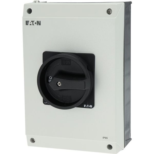 P3-63/I4/SVB-SW Main switch, P3, 63 A, surface mounting, 3 pole, STOP function, With black rotary handle and locking ring, Lockable in the 0 (Off) position image 7
