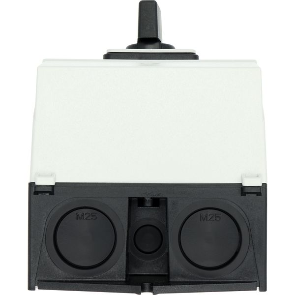 T3-2-8400/I2 Reversing switches, T3, 32 A, surface mounting, 2 contact unit(s), Contacts: 4, 45 °, maintained, With 0 (Off) position, 1-0-2, Design number 8400 image 19
