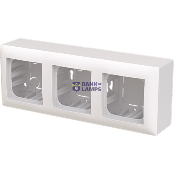 3gang Surface mounted housing high image 2