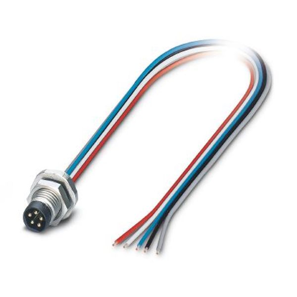 SACC-E-M8MS-5CON-M10/0,5 DN - Device connector front mounting image 2
