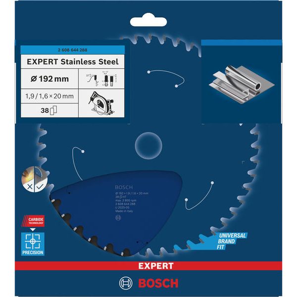 Circular saw blade Expert for Stainless Steel 192 x 20 x 1,9 x 38 image 2