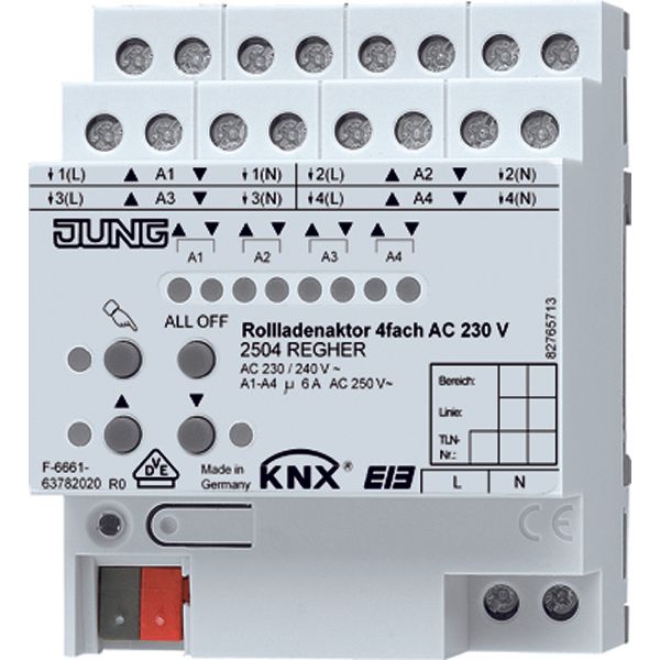 Output module KNX Shutter actuator image 1