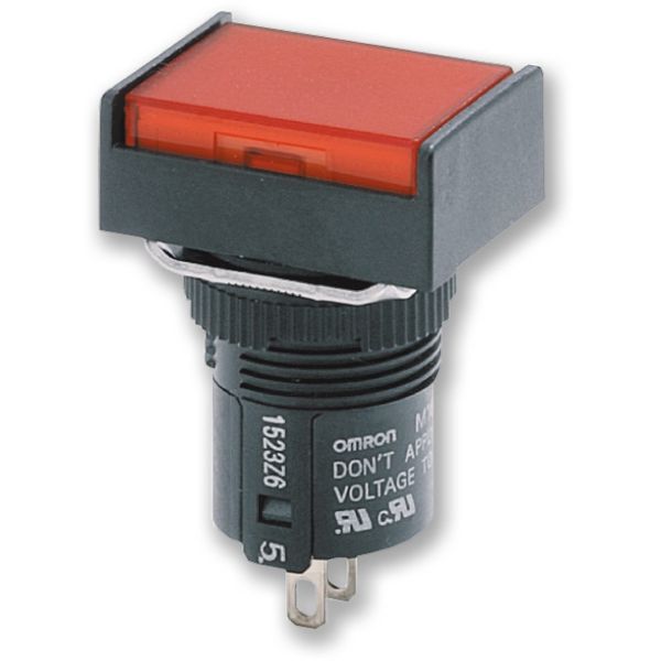Selector switch, non-illuminated, lever type, rectangular, 2 notches, A16S2008C image 3