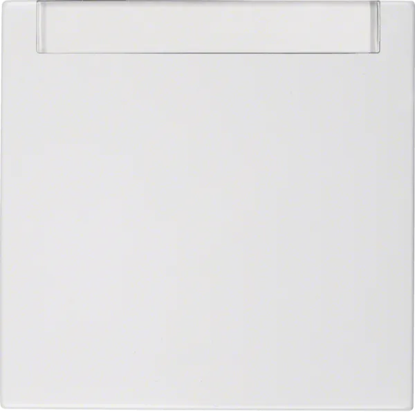 Cradle with label field, Berker S.1/B.x, white, gloss image 1