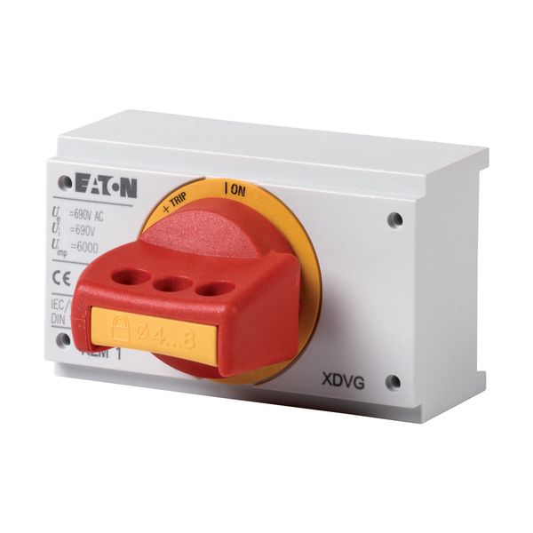 NZM2-XDVGR Rotary handle, toggle, red, lockable, size 2 image 2