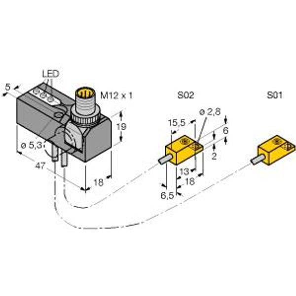 Inductive Sensor Monitoring Kit for Power Clamps   NI2-ISI-0.055-BDS-2AP6X3-H1141/S34 image 2