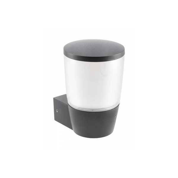 Facade luminaire TORO, E27, max. 15 W, IP54, black image 1