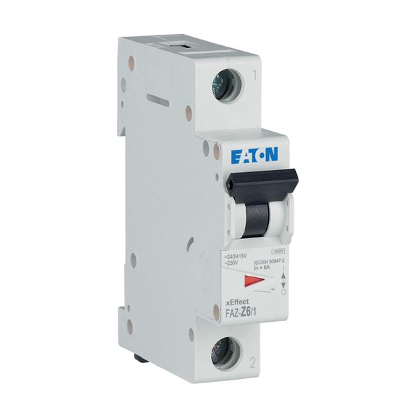 Miniature circuit breaker (MCB), 6 A, 1p, characteristic: Z image 10