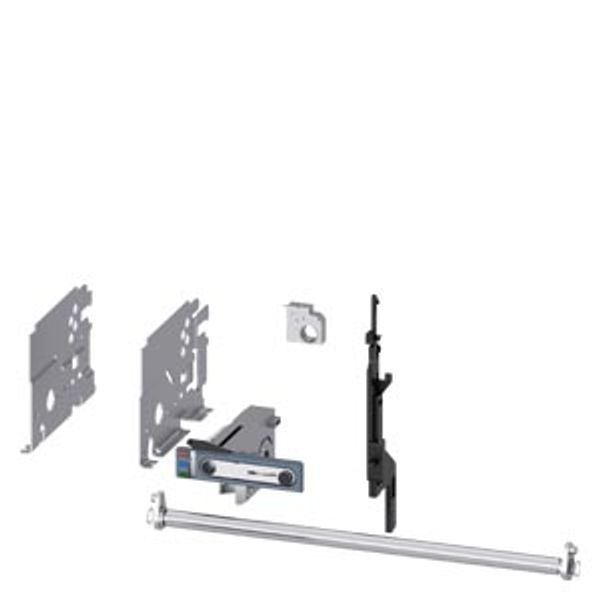 Accessory Circuit breaker 3WA, Conversion set for converting fixed-mounted circuit breakers into withdrawable design frame image 1