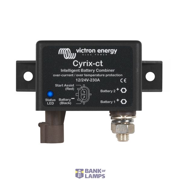 Victron Energy Battery isolators, connectors Cyrix-ct 12/24V-230A intelligent battery combiner image 1