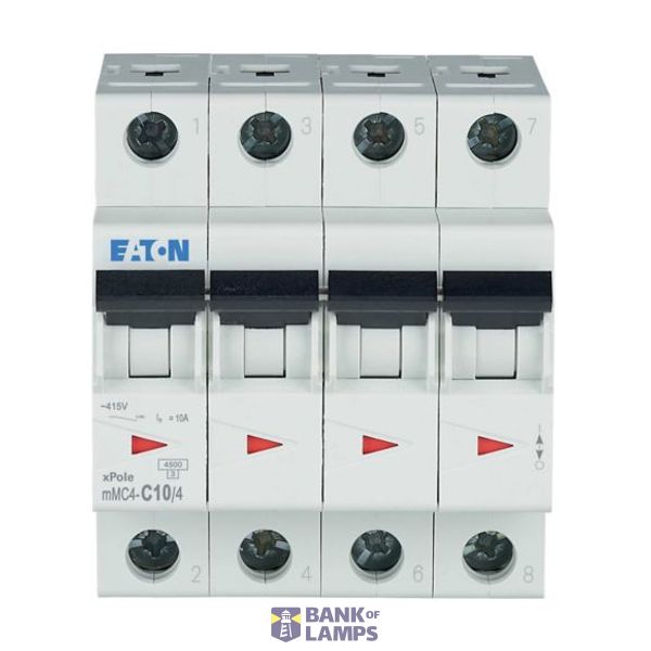 mMC4-C10/4 Eaton Moeller series xPole (Style 5) - mMC4/6/M MCB image 1