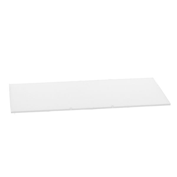Set of terminal covers. Screw fixing, 1-PIECE SET, transparent sheet covering four poles image 1