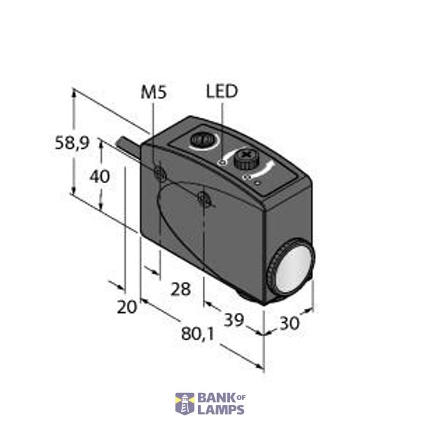 Photoelectric Sensor Color Mark Sensor   R58ACG1 image 1