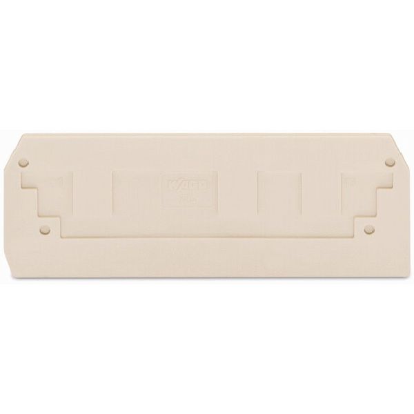 End and intermediate plate 2.5 mm thick light gray image 3