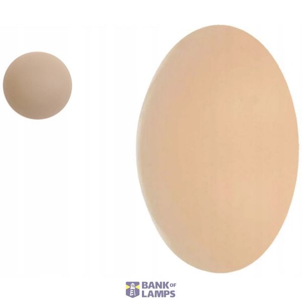 self-adhesive doorstop big beige Ø60mm (10pcs) image 1