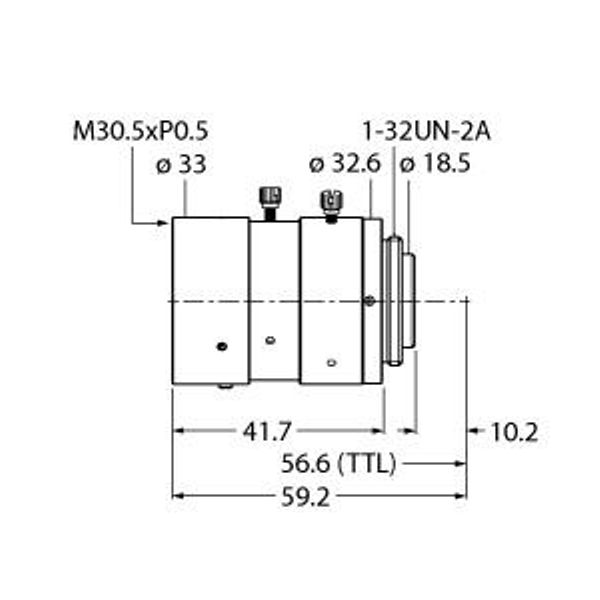 Image Processing C-mount Lens   LCF16LEVMP image 1