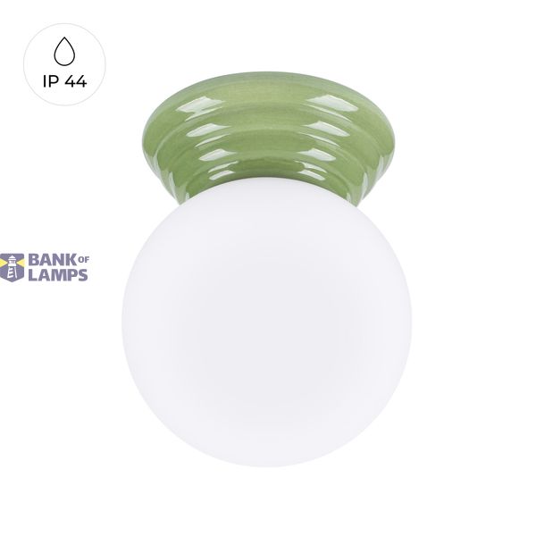 Ceiling lamp ZORI green IP44 image 9