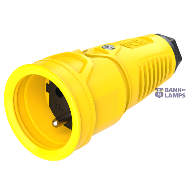 Portable socket YELLOW 16A 3P IP20 image 3