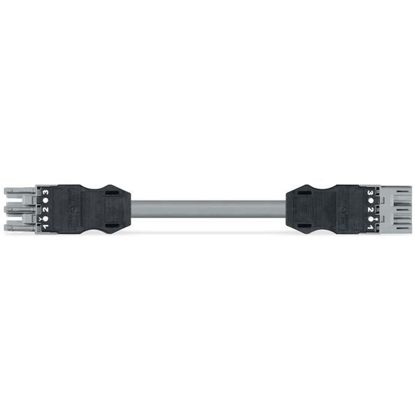 pre-assembled connecting cable Eca Socket/open-ended black image 2