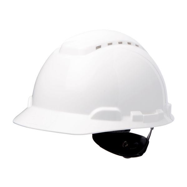 3M™ Hard Hat, Ratchet, Ventilated, Plastic Sweatband, White, H700N-VI image 8