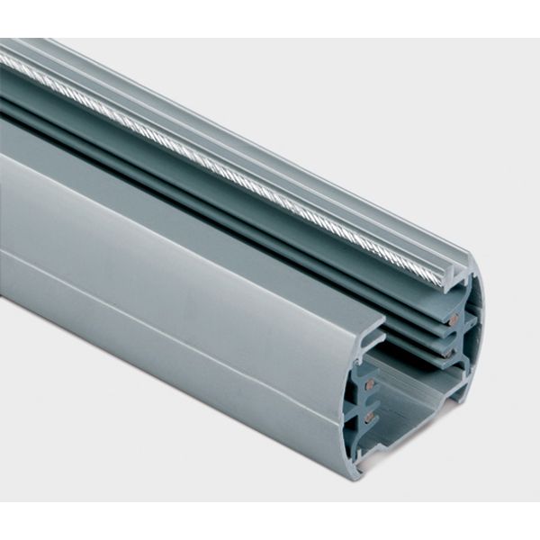 3PH- Power track 3m, white, Serie BLUE LINE ROUND image 1
