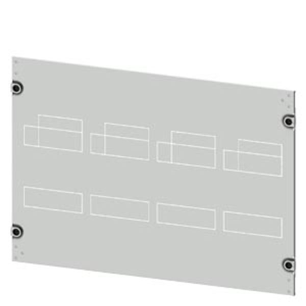 Masking frame 3VA12 (250 A), 3 or 4-pole, fixed-mounted, drive: direct, front-mounted rotary operator, motorized image 1