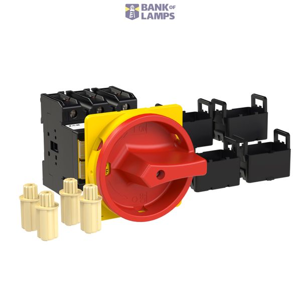 P3 Main switch, 80 A,Rear mounting, Form V/SVB image 3