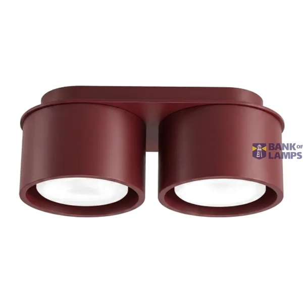 Ceiling lamp MODO 2 burgundy Gx53 image 1