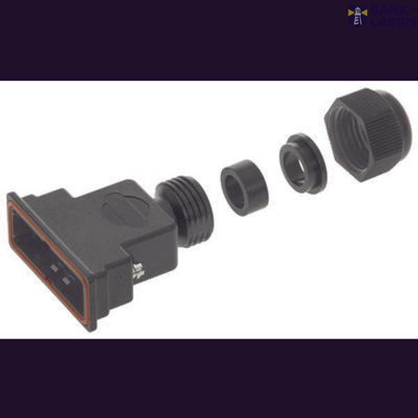 D SUB IP 67 Top entry plastic hood 50 p image 1