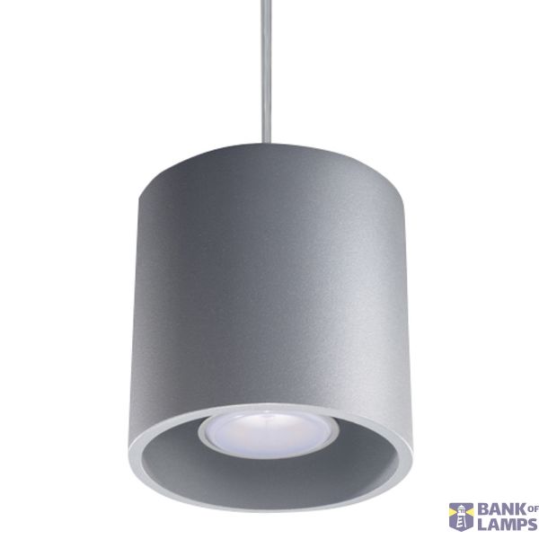 HANGING LAMP ORBIS 1 GREY GU10 1X40W IP20 image 3