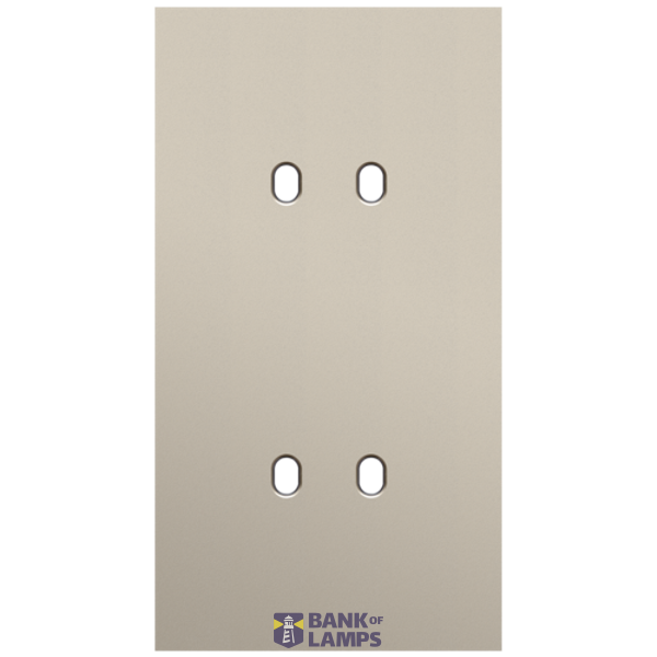 Twofold faceplate, vertical 71 mm centre distance, for 2 Niko Toggle s image 1