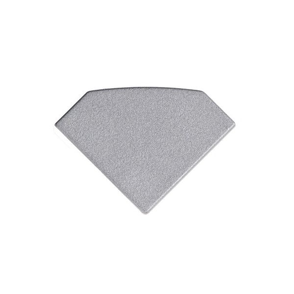 Terminal without hole for RJ, silver color, 1 pc image 1