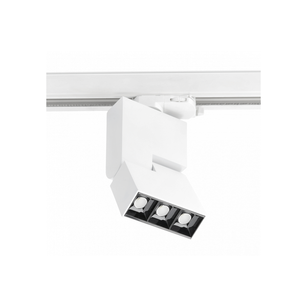 LED track luminaire SIERRA, 8 W, 720 lm, 4000K, AC220-240V, IP20, 48°, white image 1