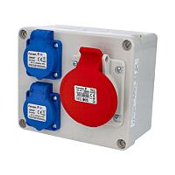 Cabinet 3069 2x230V and 1x400V/16A/5p socket image 1