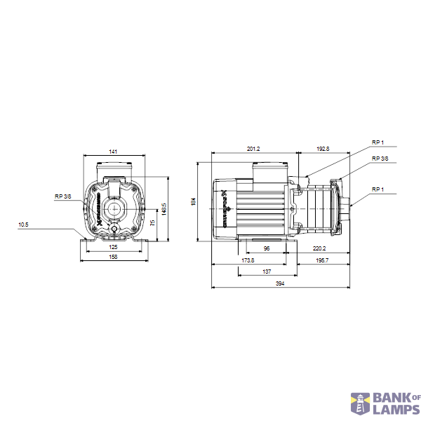Horizontal multistage pump CM1-8 A-R-A-V-AQQV 400Y 50Hz image 3
