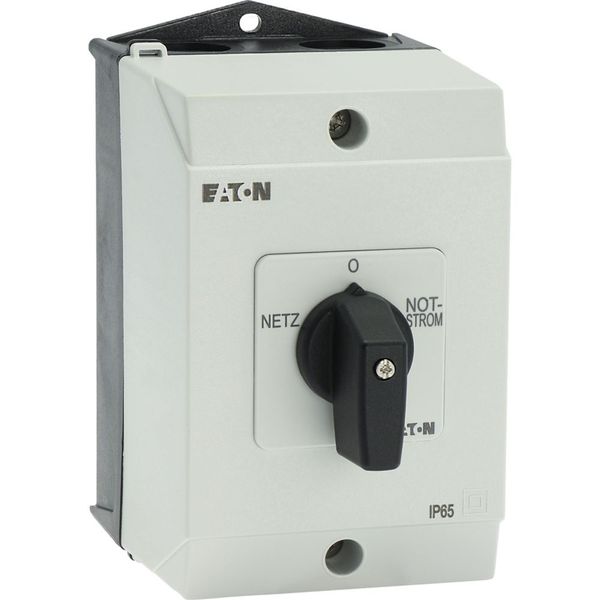 T0-4-8902/I1 Changeoverswitches, T0, 20 A, surface mounting, 4 contact unit(s), Contacts: 8, 60 °, maintained, With 0 (Off) position, Netz-0-Notstrom, Design numbe image 48