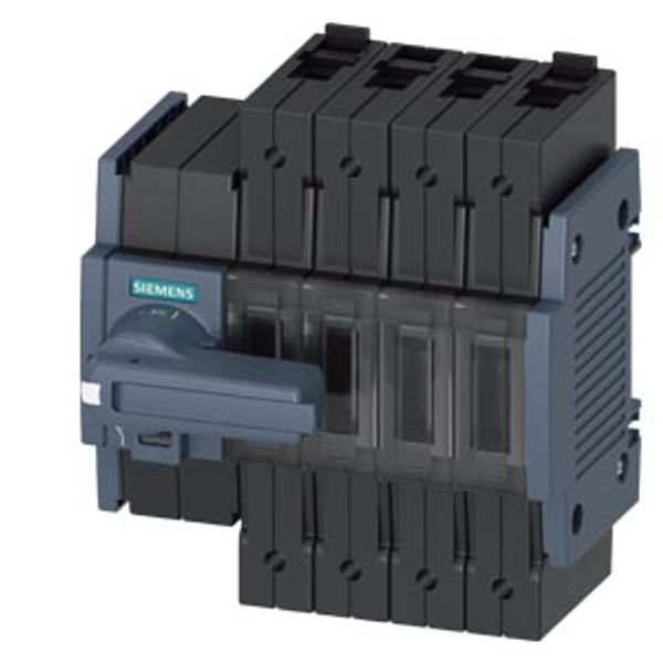 Switch disconnector 80 A, Size 2, 4-pole Lateral operating mechanism left Basic unit without handle image 1