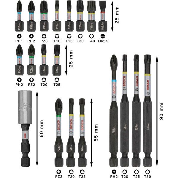 PRO Impact Screwdriving Set, 20 pcs image 3