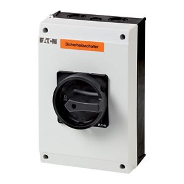 T5B-4-15682/I4-SI-SW Safety switch, T5B, 63 A, 6 pole, 1 N/O, 1 N/C, STOP function, With black rotary handle and locking ring, Lockable in position 0 with cover interlock, image 2