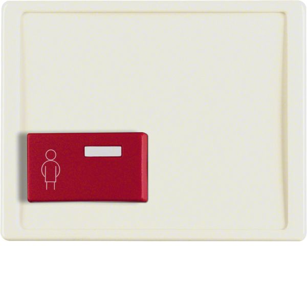 Centre plate red button at bottom, arsys, white glossy image 1