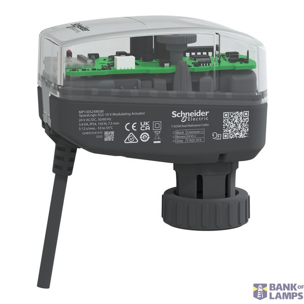 SpaceLogic MP130S PIBCV Modulating Actuator, Non-Spring Return, 24V AC image 1